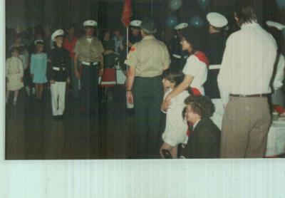George Jr. At His Marine Graduation